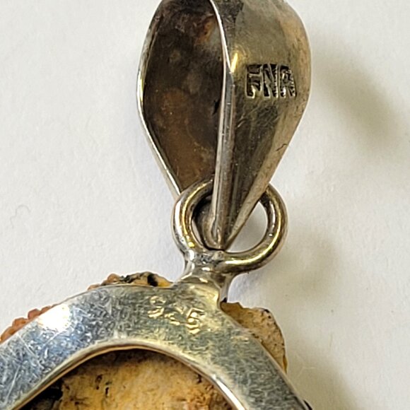 Vanadanite Bright Red Crystal Pendant 925 Sterling Silver - Picture 10 of 13